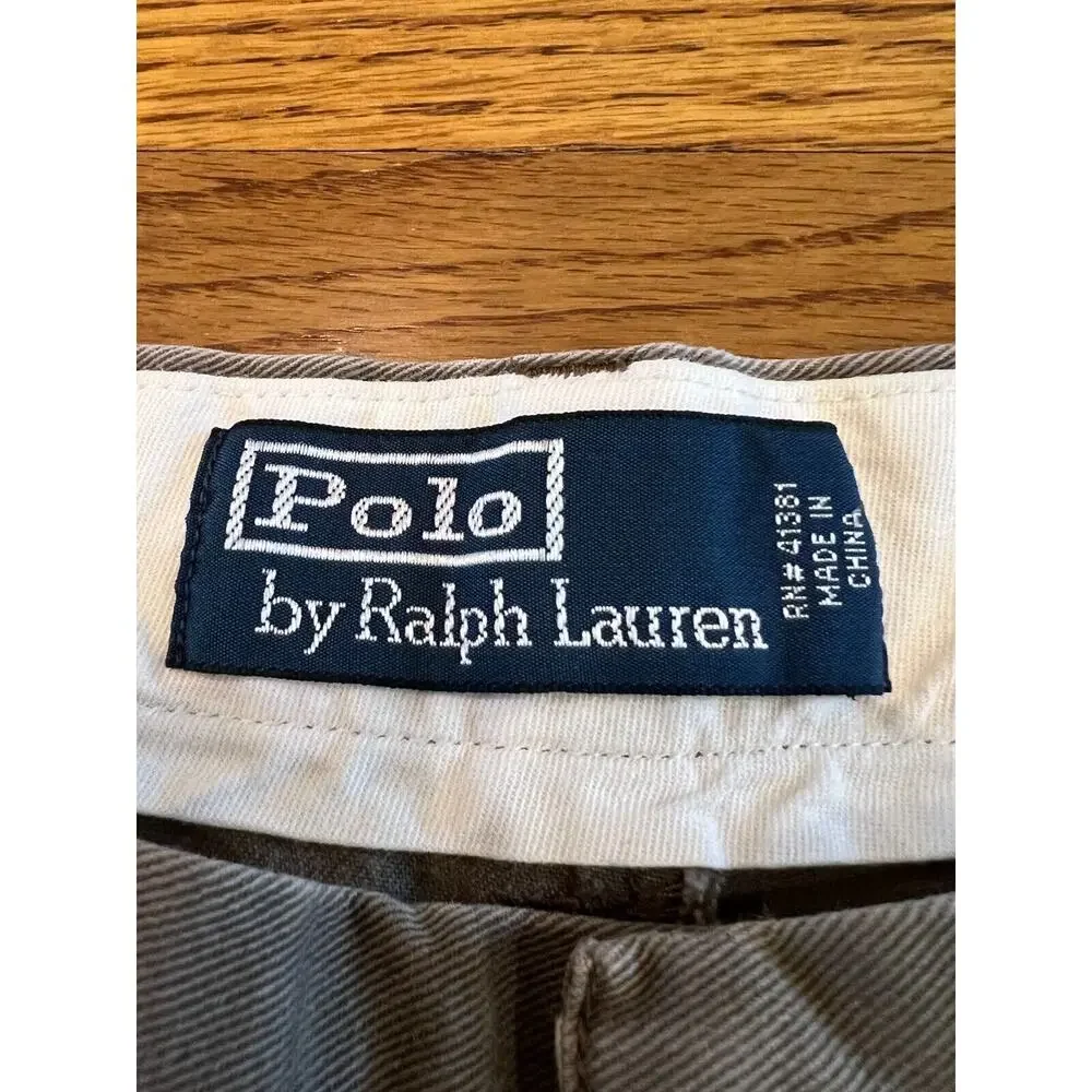 Polo Ralph Lauren Pants Mens‎ 36x34 (*Measured 36x32) Chino Brown Classic